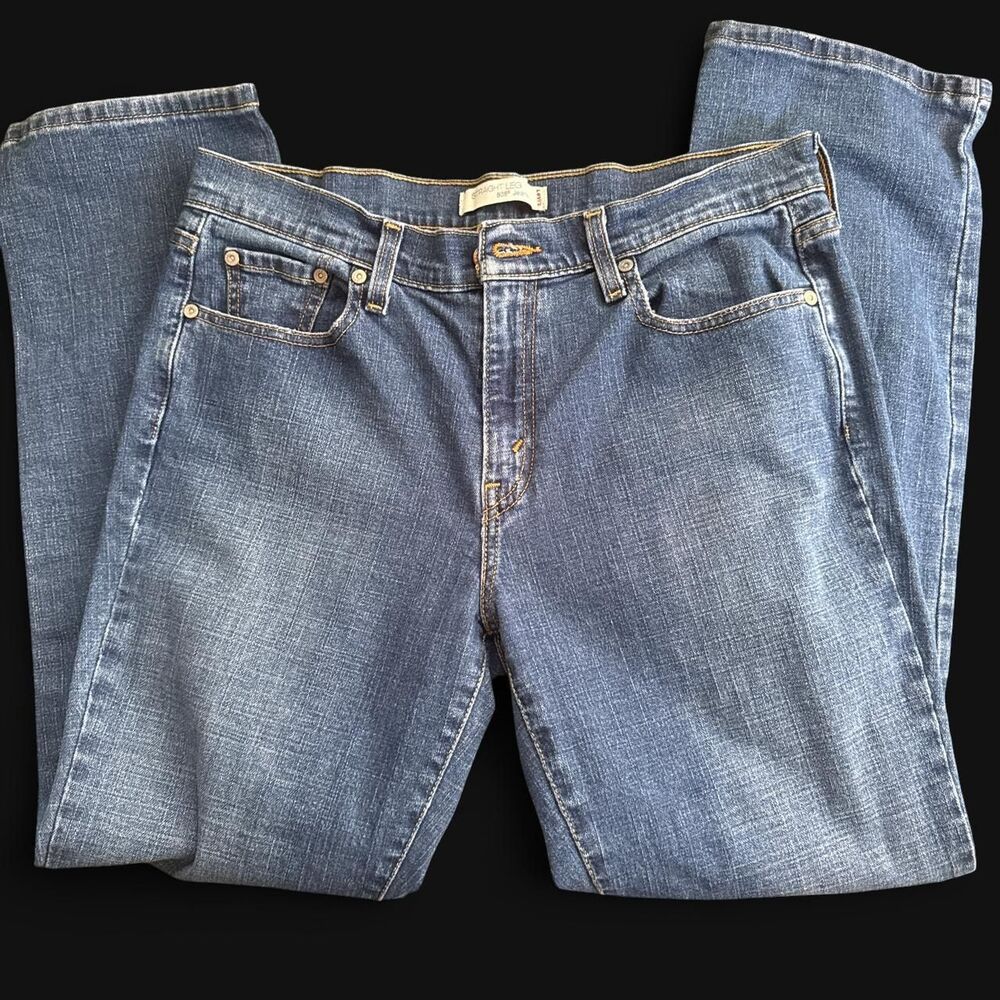 Levi-s Women's Blue and Navy Jeans